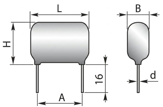 电容器 0.47μF±1%-50V